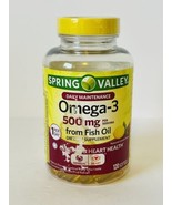 Spring Valley Omega-3 500 mg Fish Oil Lemon - 120 Softgels - Exp 4/30/2025 - £12.54 GBP