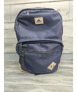 Steve Madden Backpack Navy Blue Organizer Pockets Plaid Interior Padded ... - $383.44 MXN