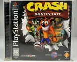 Crash Bandicoot PlayStation 1 PS1 Black Label W/ Manual &amp; Registration Card - £35.68 GBP