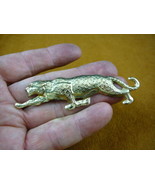 (b-leop-100) Cheetah pin lover heart I love big cat leopard leopards che... - €15,29 EUR