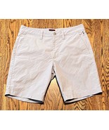 Untuckit Shorts Mens 32 Gray Chino Chancellor Performance 9” Golf Preppy - $26.17