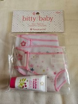 American Girl Bitty Baby Diaper Set Fun Playful Pretend Mommy and Baby - $240.21 MXN