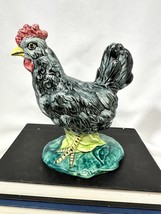stangl pottery 3446 rooster gray Vintage 7.5” Figurine Sculpture - £34.32 GBP