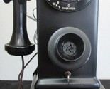 Automatic Electric Pay Telephone 3 Coin Slot 1930&#39;s Black Fully Restored #2 - £1,163.98 GBP