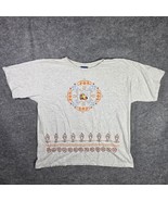 Vintage Disney Pooh Shirt Womens XL Gray Tigger Flower Graphic Tee Jerry... - $28.21