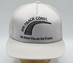 Am-Track Costruzione Rete Regolabile Snapback Cappello Camionista - £36.30 GBP