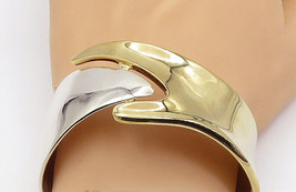 RLM STUDIO 925 Sterling Silver - Vintage Polished 2 Tone Bangle Bracelet- BT2709 - £163.62 GBP