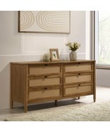 Vichy Rattan 6-Drawer Dresser: Wood &amp; Style - $954.90 CAD