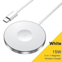 Essager Magnetic Induction Wireless QI charger 3 in 1 phone Fast Chargin... - £8.84 GBP