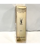 YSL Couture The Holographics Glossy Lip Stain 501 Arcade Pink Full Size NEW - €33,97 EUR