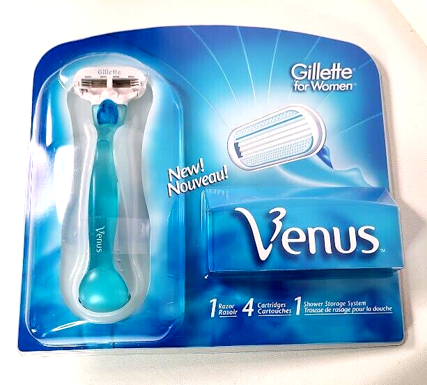 Venus Gillette for Women Razor 4 Cartridges & Shower Storage System NEW - $14.36