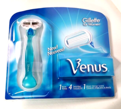 Venus Gillette for Women Razor 4 Cartridges &amp; Shower Storage System NEW - $14.36