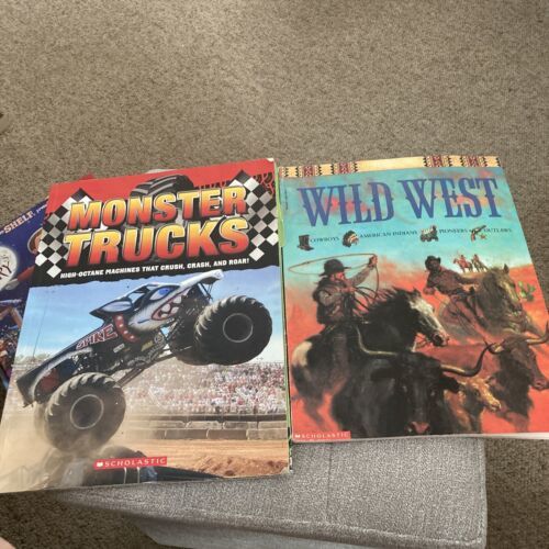 Primary image for Two Youth Books Monster Trucks & Wild West