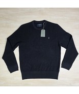 ALLSAINTS Ivar Merino Crew Neck Jumper Sweater Black Men&#39;s Size XL New - €60,08 EUR