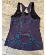 Athleta Tank Top Energy Fitness Medium Racerback Padded Bra Reflective 2... - $450.05 MXN