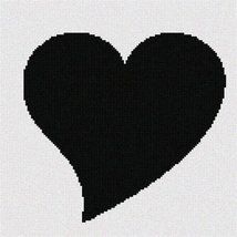 Pointseller Heart Needlepoint Canvas - £39.82 GBP+