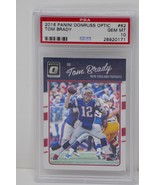 Authenticity Guarantee 
2016 Panini Donruss Optic #62 Tom Brady Patriots... - $7,538.76 MXN