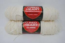 Coats & Clark Red Heart Worsted Knit Crochet Off White Yarn - £11.98 GBP