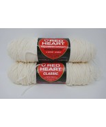 Coats &amp; Clark Red Heart Worsted Knit Crochet Off White Yarn - €13,11 EUR