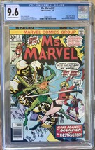 Ms. Marvel #2 (1977) CGC 9.6 -- O/w to White pgs; Origin of Ms. Marvel (Danvers) - $129.60