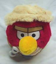 Angry Birds Star Wars Luke Skywalker Red Bird 4&quot; Plush Stuffed Animal Toy 2012 - £11.68 GBP