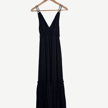 Abercrombie and Fitch Women&#39;s Black Poplin Maxi Tank Dress, Size Small - $17.99