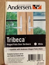 Anderson trim s Tribeca hinge door patio hardware white - $210.36