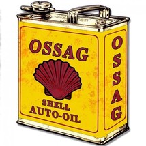 Shell Auto Oil Can Laser Cut Sign Rustic - $49.45
