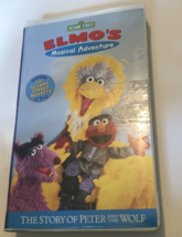 Elmo’s Musical Adventure Vhs Tape Story Of Peter &amp; The Wolf - £10.16 GBP