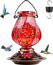 Glass Hummingbird Feeder with Ant Moat - Spacious 22 Ounce Design - $46.48