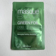 masque BAR Green Foil Peel-Off Mask Illuminating Soothing Nourishing - £8.51 GBP