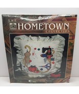 The Hometown Collection 5319 Sewing Pillow 12&quot;x12&quot; Cross Stitch Sham Wit... - £15.79 GBP