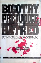 Bigotry, Prejudice and Hatred: Definitio Social Sciences Trade Paper Baird, Robe - £3.63 GBP