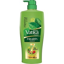 Dabur Vatika Health Shampoo, with Henna &amp; Amla for Problem Free Hair - 640ml - £24.22 GBP
