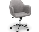 Upholstered Home Office Desk Chair, Grey, By Ofm. - $162.92