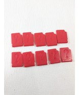 Electronic Guess Who Extra Game Replacement parts red doors Shutters Cov... - $93.15 MXN