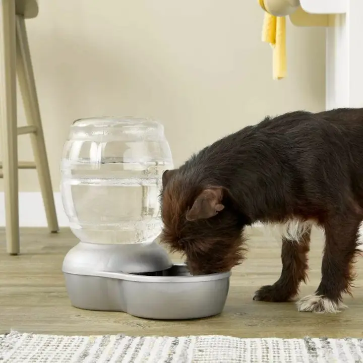 Dog and Cat Gravity Waterer with Microban For Cats and Dogs, Automatic D... - £22.71 GBP