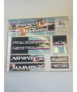Jammin&#39; Bike Sticker Lot, Power Team, Hedstrom - Tropical Bike Brand Decal - $27.44 CAD