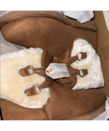 Makalu Brown Boots with Faux Fur - $23.52