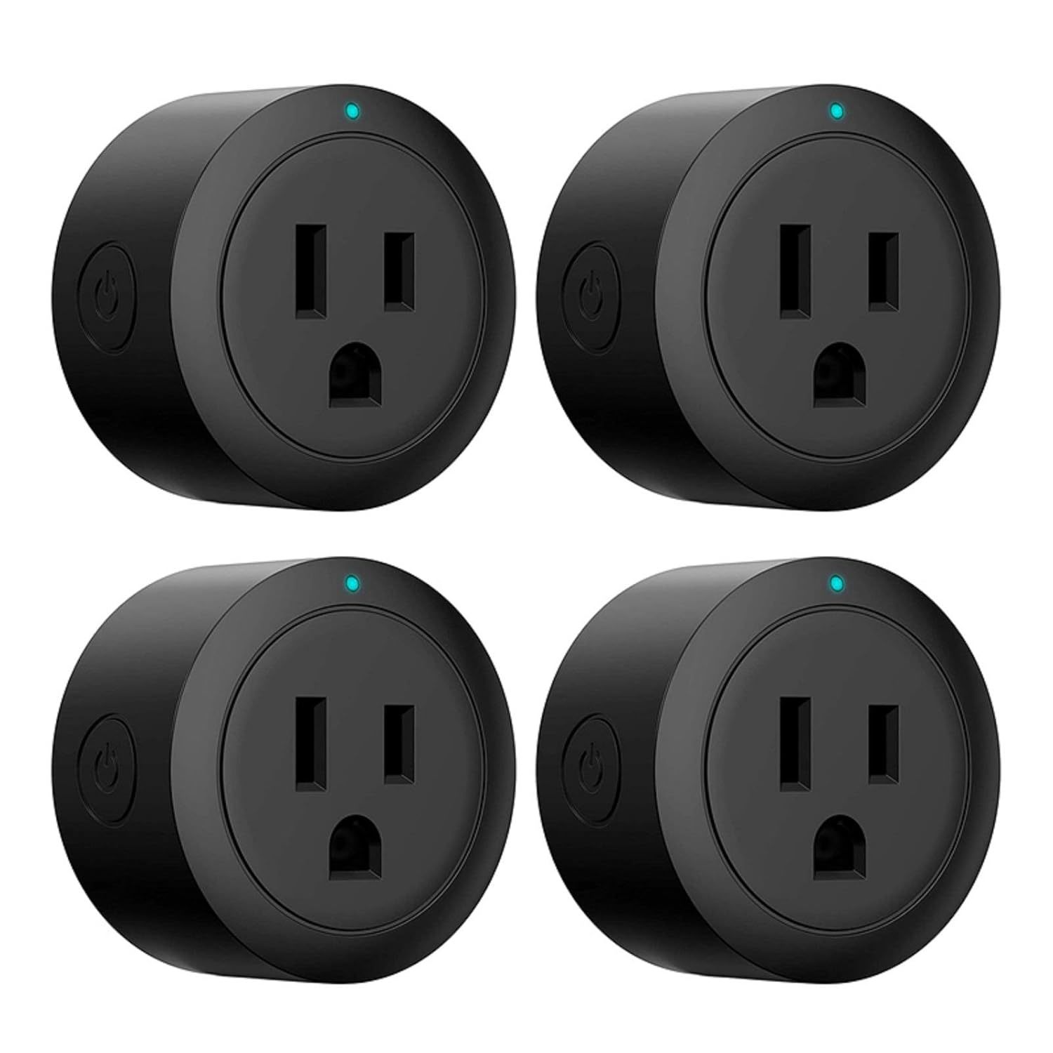 Wifi Smart Socket, 10A Smart Plug Compatible With Alexa And Google Home, Remote