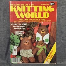 KNITTING WORLD MAGAZINE November/December 1981 Toys &amp; Holiday Items Patt... - $6.99