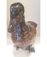 Tilnar Art - Brown Duck - Height 13cm - Recycled Aluminium, Fair Trade - £20.99 GBP