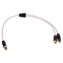 Fusion Performance RCA Cable Splitter - 1 Male to 2 Female - .9&#39; - £23.65 GBP