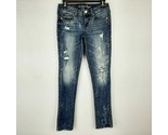 American Eagle Women&#39;s Juniors Jeans Stretch Skinny Size 4 Blue QJ18 - £17.20 GBP