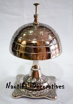 Decorative Vintage Globe Desk Bell table bell call bell desk bell Good Sound - $32.02