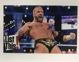 Triple H Signed Autographed WWE Glossy 8x10 Photo - HOLO COA - £78.44 GBP