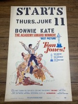 Tom Jones! (1963) Original 63/232 US Window Card Movie Poster 14x22 CV JD - $54.45