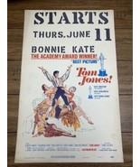 Tom Jones! (1963) Original 63/232 US Window Card Movie Poster 14x22 CV JD - $1,038.61 MXN