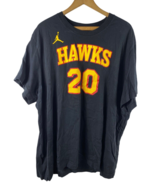 Atlanta Hawks T Shirt Size 3XL The Nike Tee #20 John Collins Jumpman Air... - $27.80