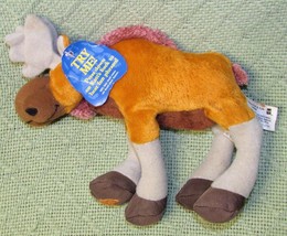 Talking Rutt The Moose Plush Brother Bear Stuffed Hasbro 7&quot; w/HANG Tag Working - £7.55 GBP